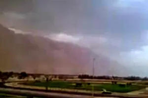 طوفان آخرالزمانی در ریاض+فیلم