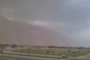 طوفان آخرالزمانی در ریاض+فیلم