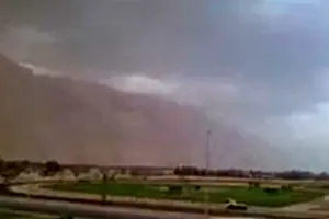 طوفان آخرالزمانی در ریاض+فیلم