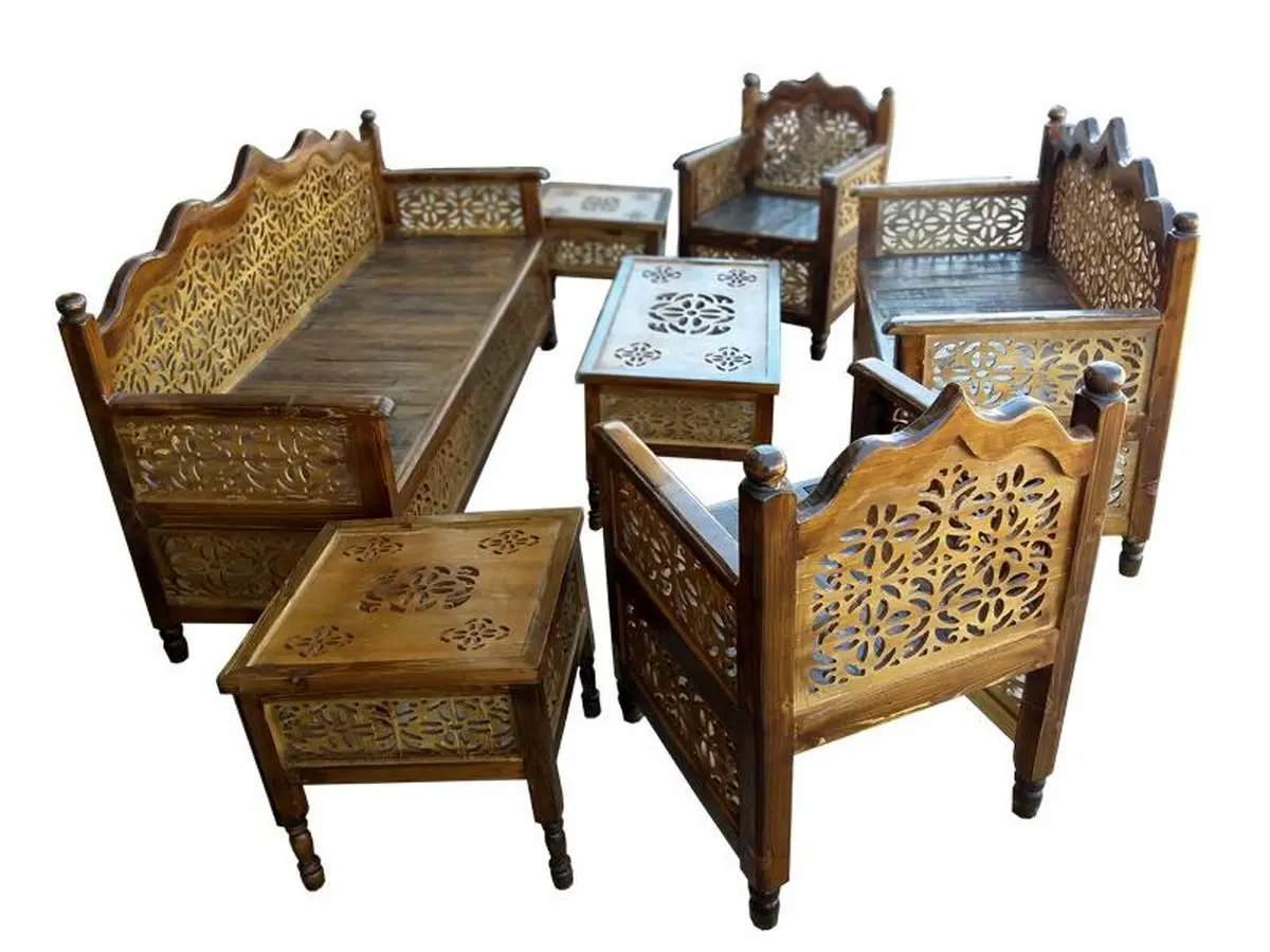 مبل سنتی چوبی را چگونه در دکوراسیون استفاده کنیم؟