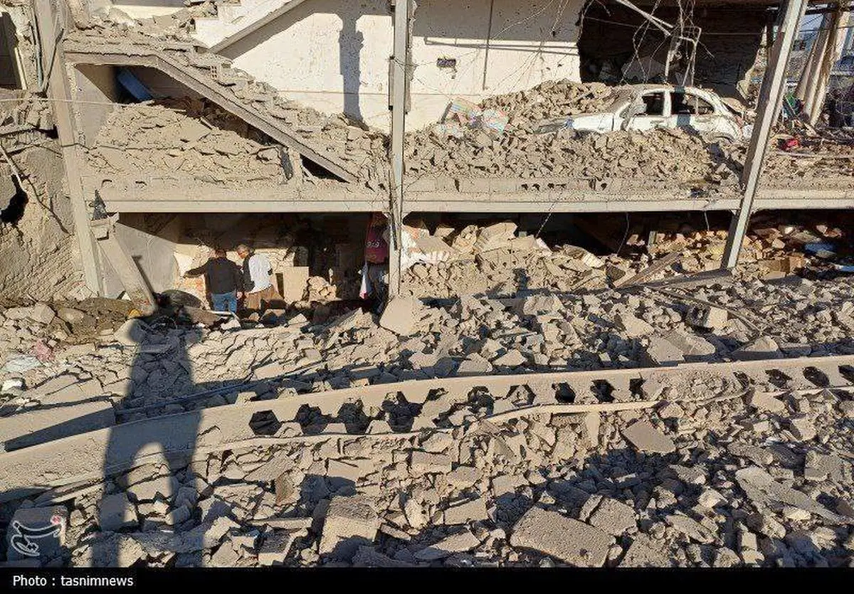 تصاویر حمله موشکی اسرائیل به مناطق مسکونی سنندج‌ / ۲ نفرشهید شدند