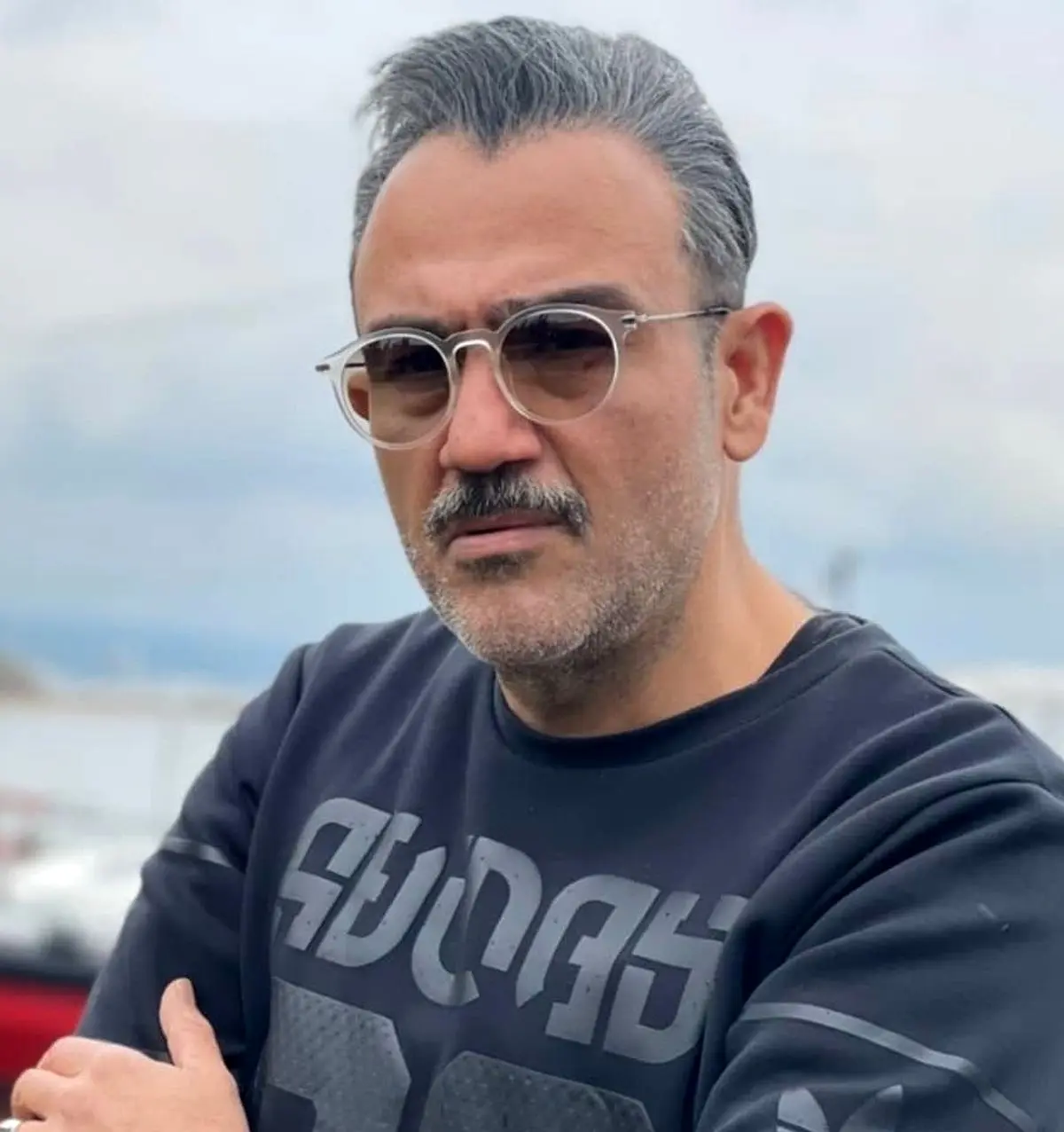 گریم عجیب مهران غفوریان در فیلم جدید | چهره ی جدید مهران غفوریان 