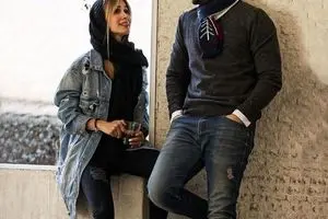 عکس دیده نشده شاهرخ استخری و همسرش