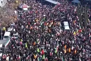 بازتاب تجمع بزرگ مردم ایران در رسانه‌های خارجی