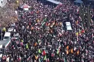 بازتاب تجمع بزرگ مردم ایران در رسانه‌های خارجی