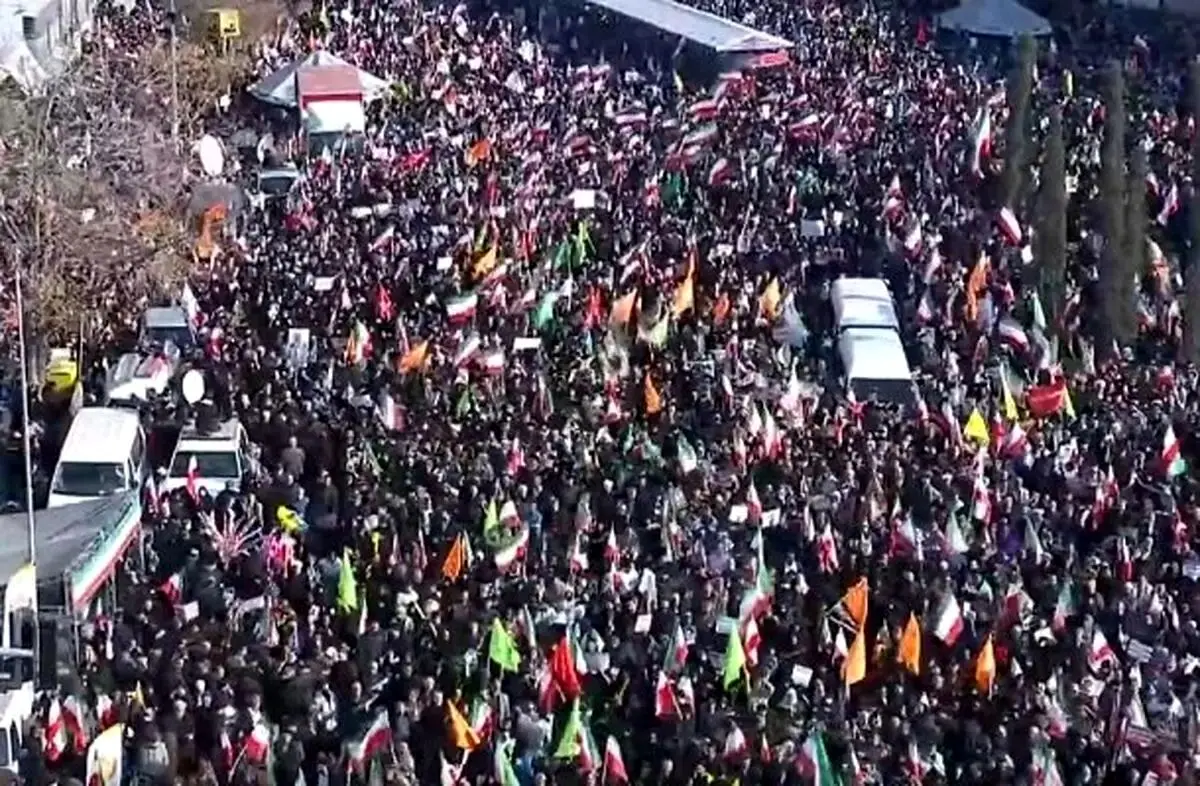 بازتاب تجمع بزرگ مردم ایران در رسانه‌های خارجی