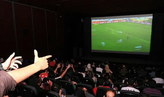 اختصاص سانس ۲۱ فردا شب برخی سینماهای تهران به پخش فوتبال