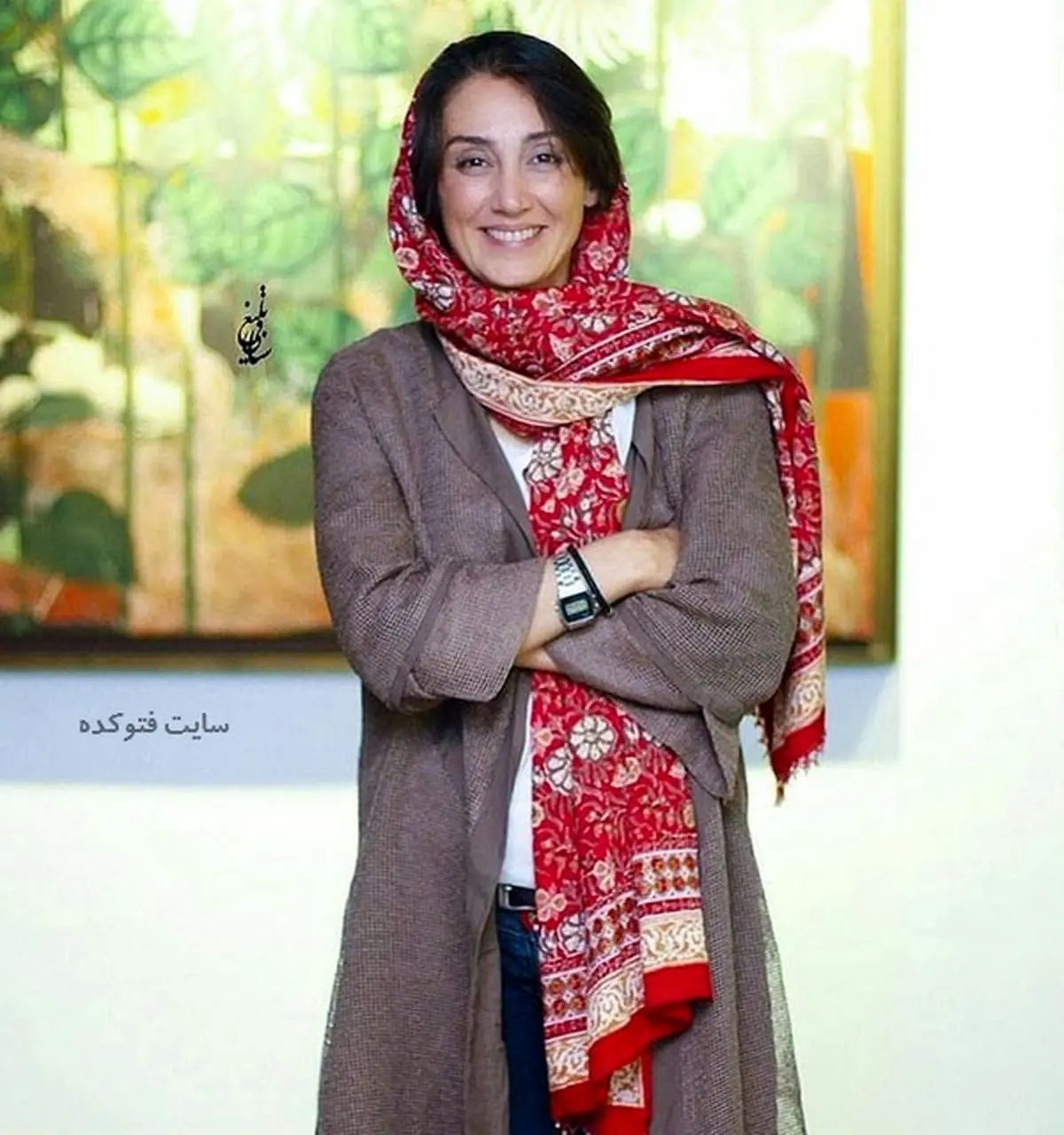 قیافه گرفتن هدیه تهرانی جلوی دوربین