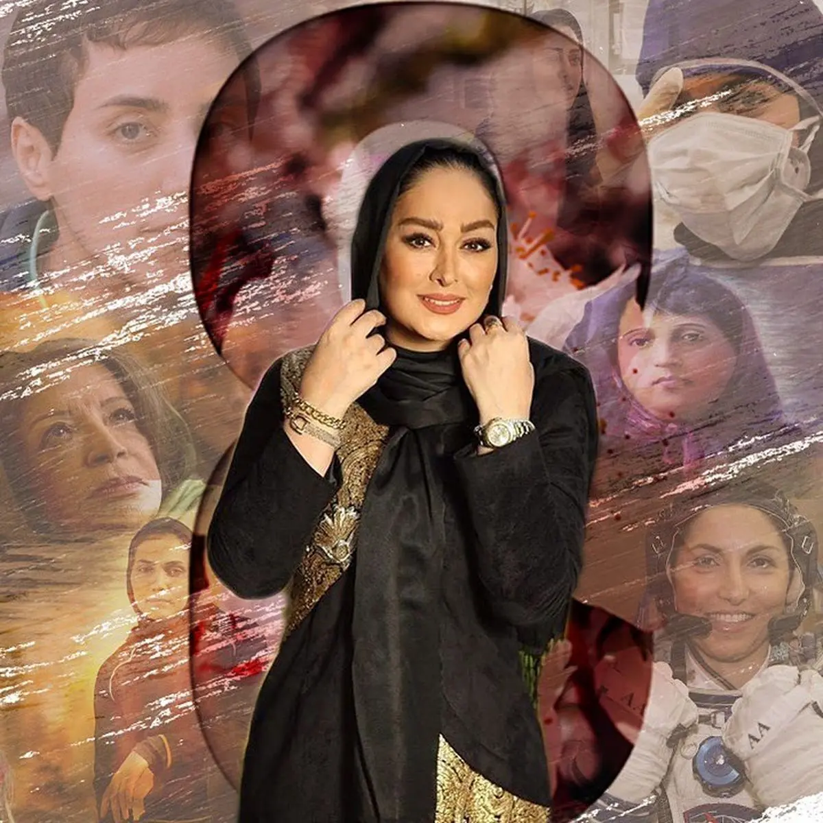 ماشین گرانقیمت الهام حمیدی+عکس