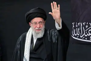 تصویری جدید از جایگاه پیکر رهبر شهید در مصلی تهران