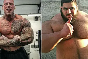 مبارزه هالک ایرانی با ترسناک‌ترین مرد جهان! + فیلم