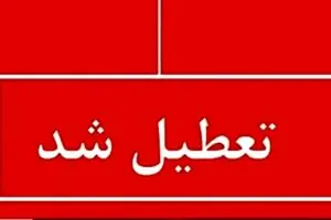 خبر فوری : اطلاعیه تعطیلی مدارس تهران
