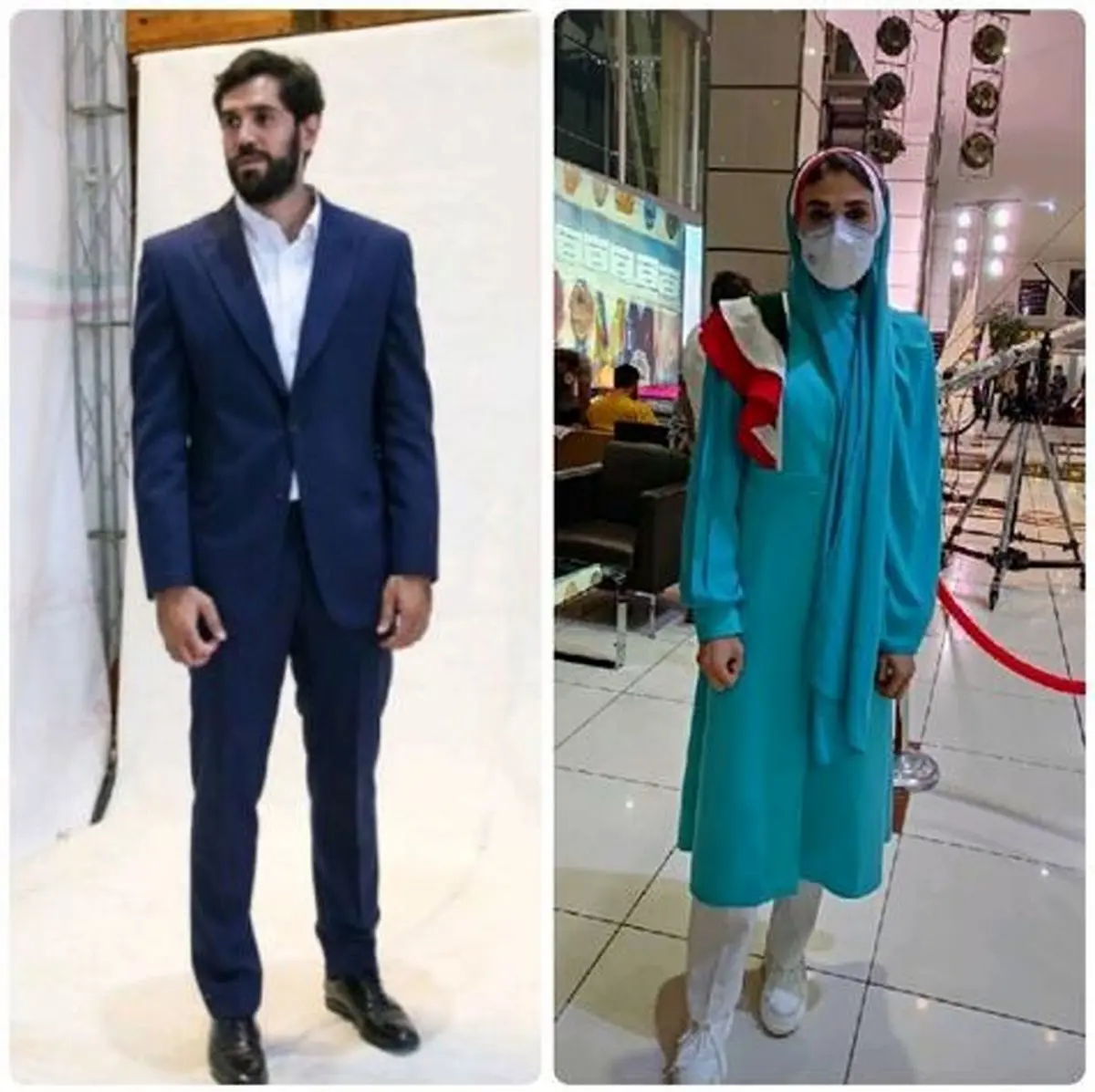 رژه کاروان ایران بدون لباس در افتتاحیه المپیک!