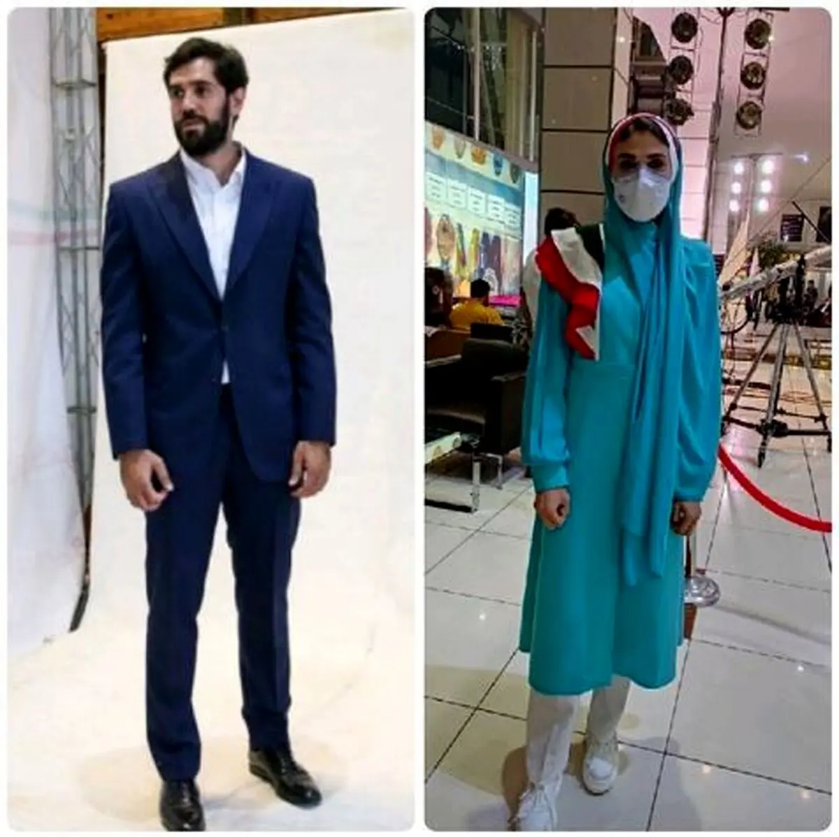 رژه کاروان ایران بدون لباس در افتتاحیه المپیک!