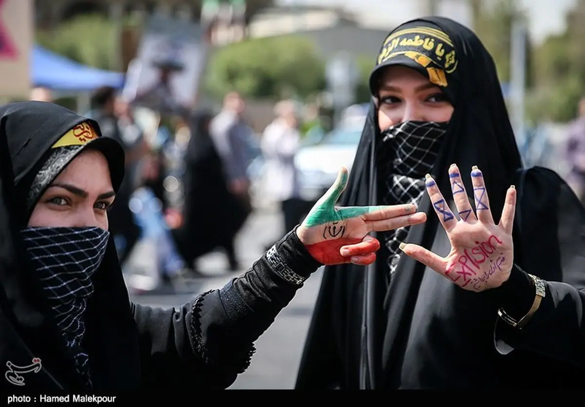 تجمع مردم تهران در حمایت از فلسطین