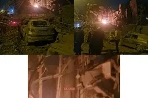 اولین ویدئوها از حمله جنگنده های آمریکایی به بیمارستان گاندی تهران