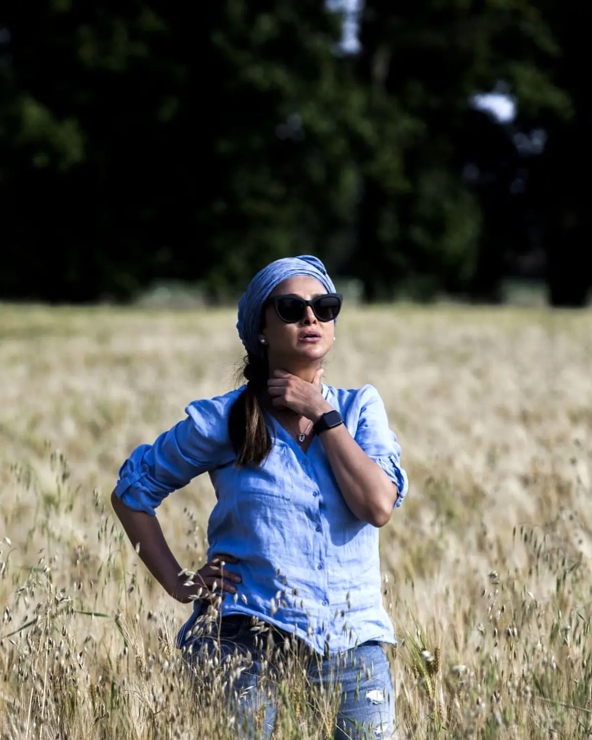 آزاده صمدی عزادار شد