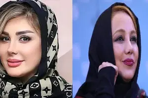 پیری باورنکردنی نیوشا ضیغمی در جدیدترین عکس سلفی با بازیگر معروف + عکس