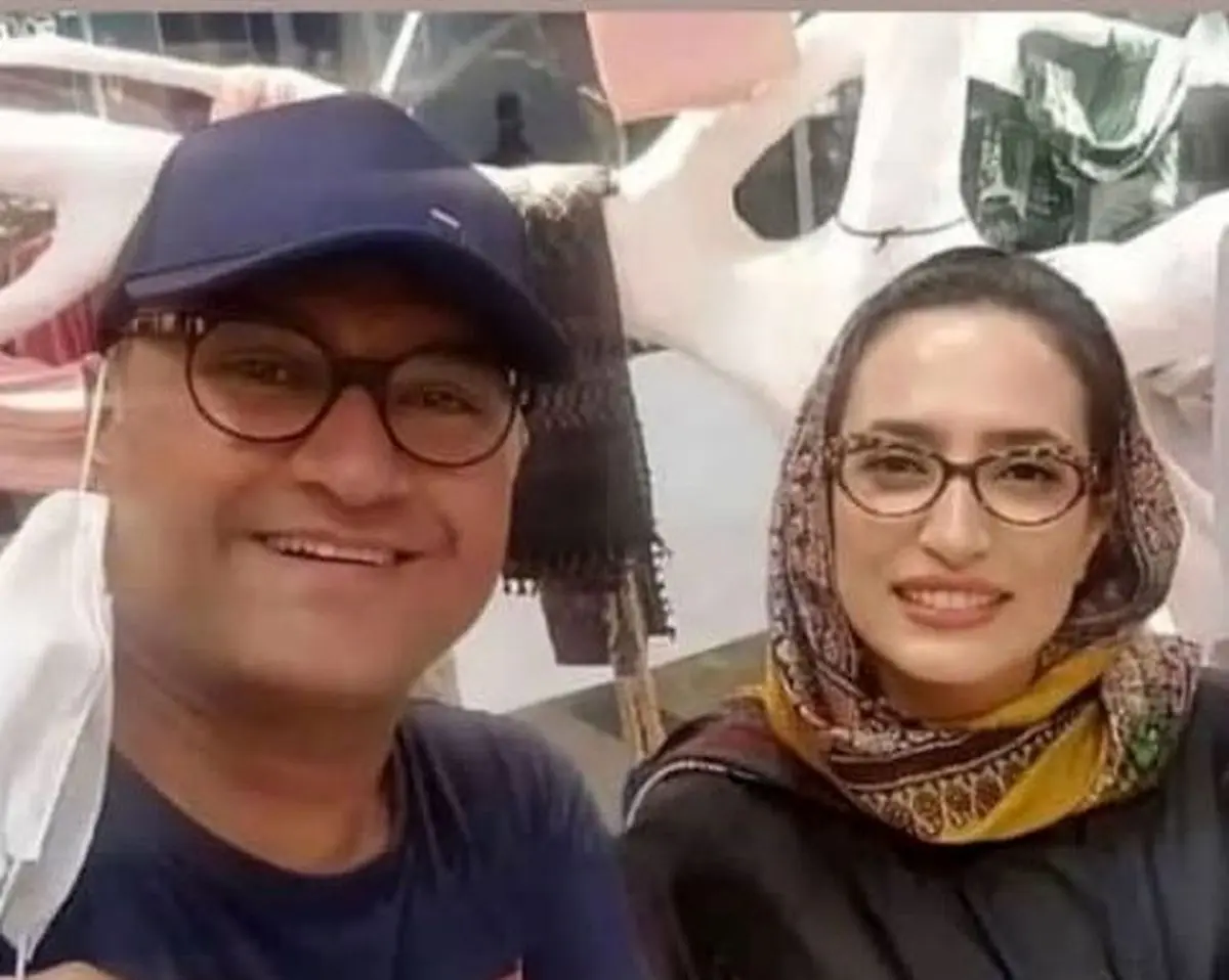 عکس متفاوت از نگار جواهریان و همسرش