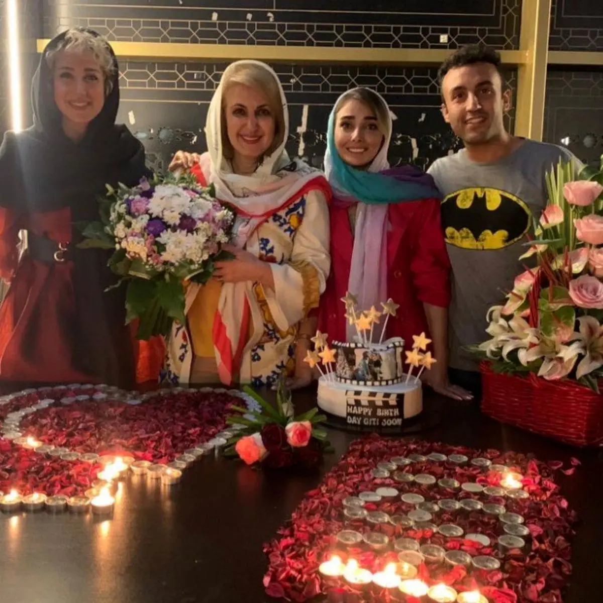 سورپرایز تولد فاطمه گودزی توسط پسرش