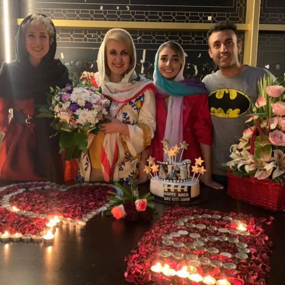 سورپرایز تولد فاطمه گودزی توسط پسرش