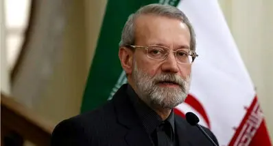 لاریجانی جواب تهدید ترامپ را داد + عکس