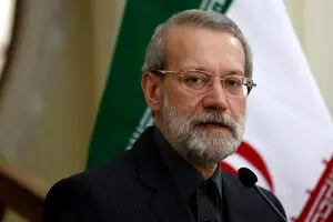 لاریجانی جواب تهدید ترامپ را داد + عکس