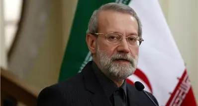 لاریجانی جواب تهدید ترامپ را داد + عکس
