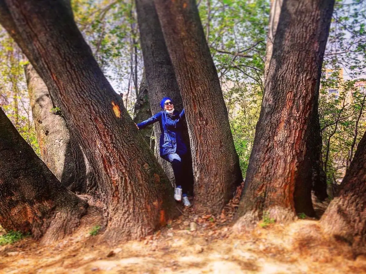 طبیعت گردی غزل شاکری+عکس دیده نشده