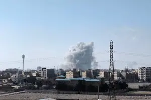 مشاهده دود عظیم در فردیس کرج +عکس