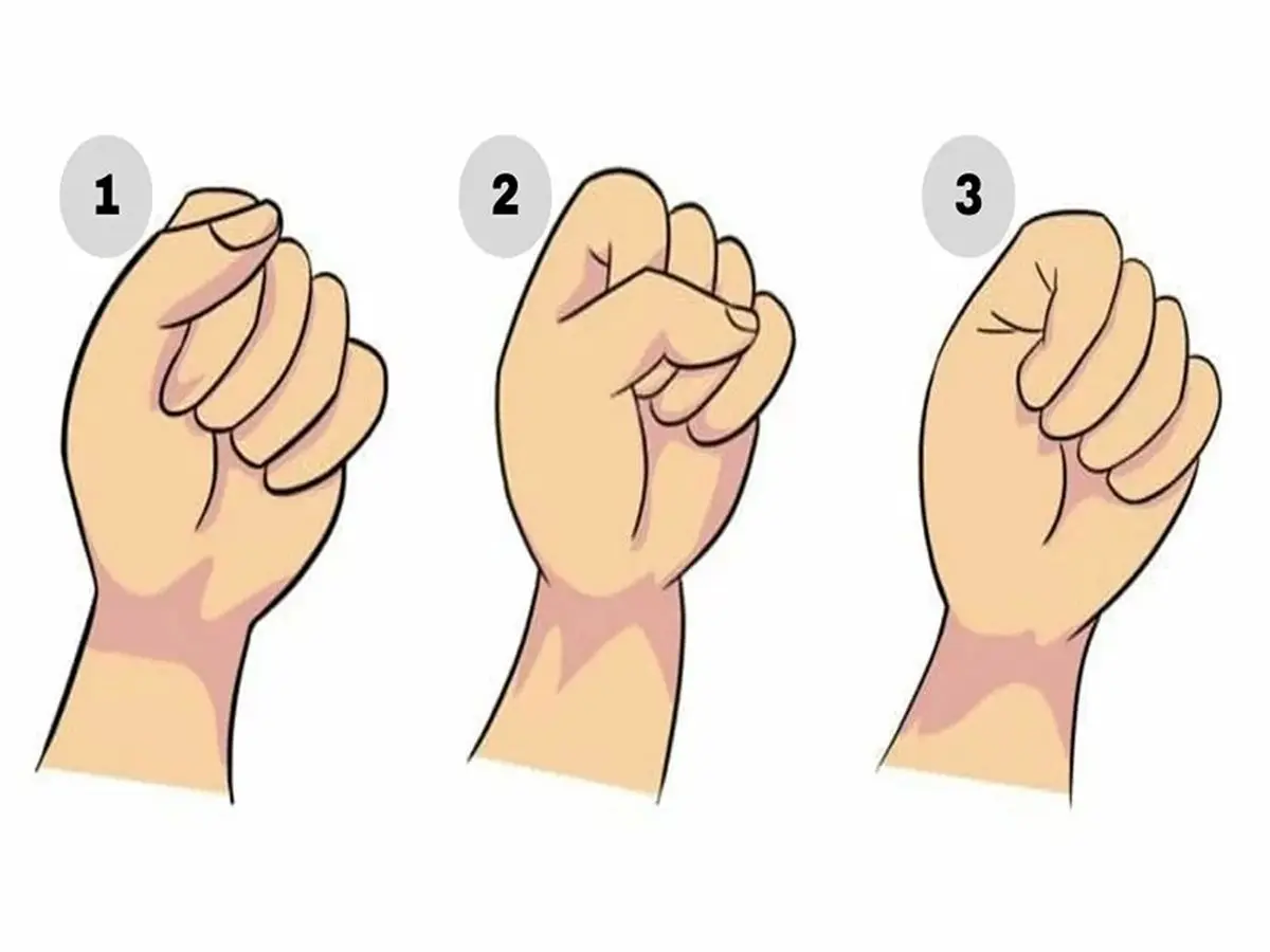 تست شخصیت شناسی  | شخصیت شناسی با توجه به نوع مشت کردن دستتان