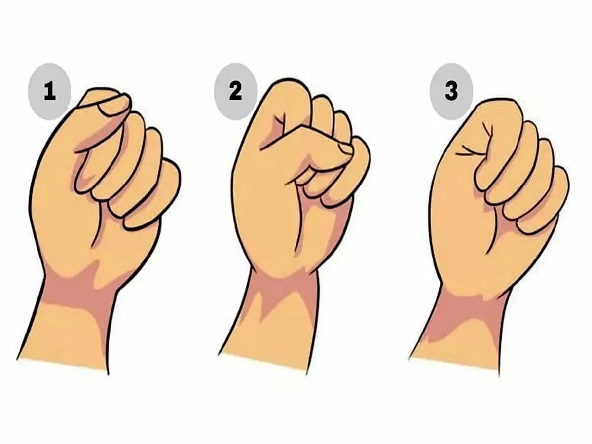 تست شخصیت شناسی  | شخصیت شناسی با توجه به نوع مشت کردن دستتان