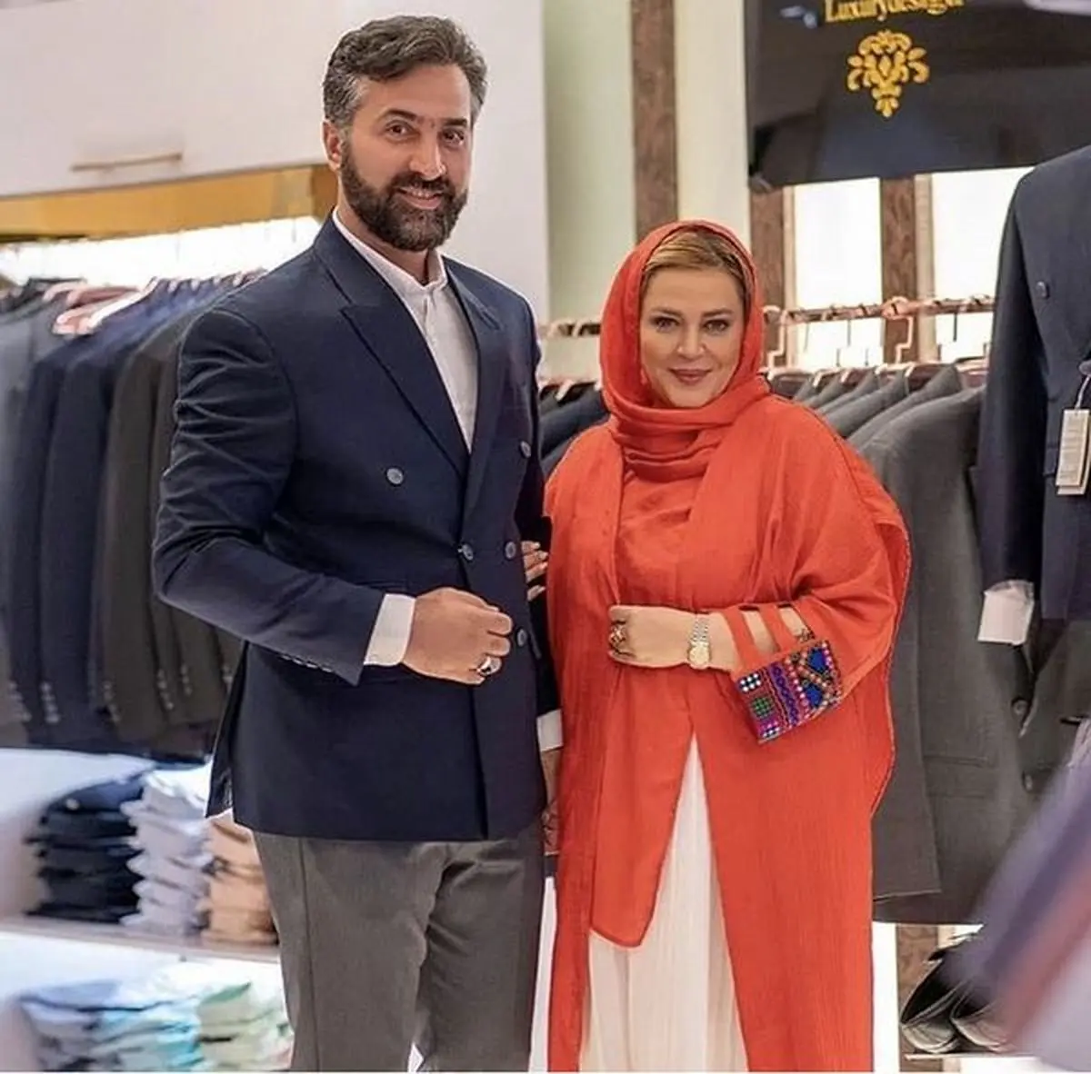 عاشقانهای برای بهاره رهنما از طرف همسرش + عکس