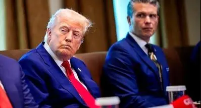 ببینید: تغییر چهرهٔ ترامپ، قبل و بعداز حمله به ایران! 