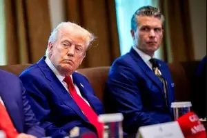 ببینید: تغییر چهرهٔ ترامپ، قبل و بعداز حمله به ایران! 