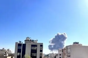 تصویری از انفجار دقایقی قبل در اصفهان