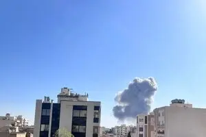 تصویری از انفجار دقایقی قبل در اصفهان