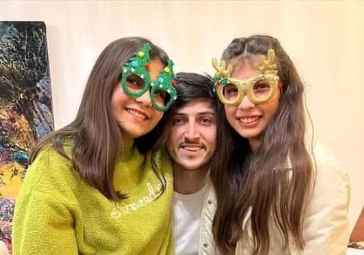 عکس سردار آزمون و همسرش