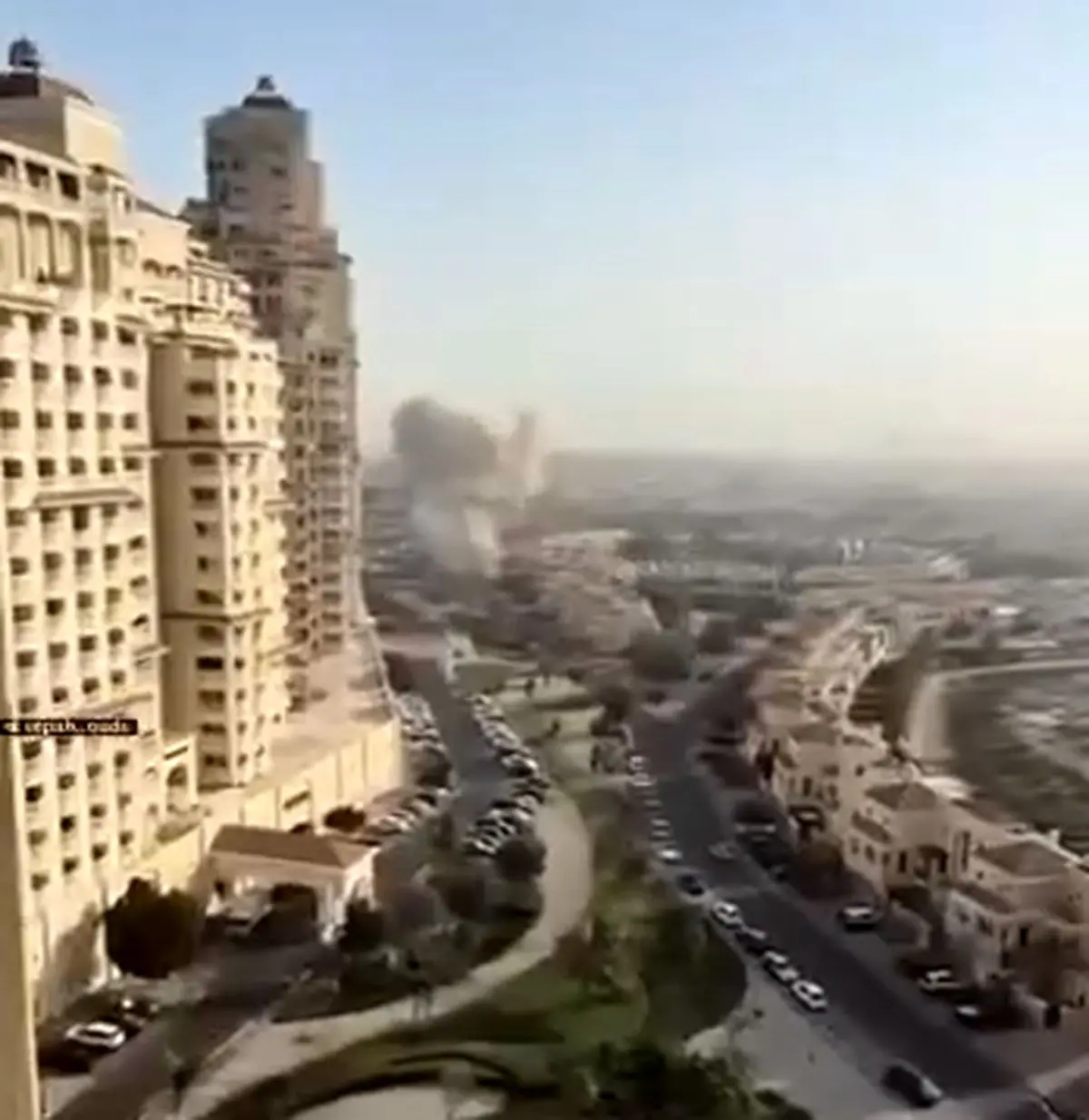 هم اکنون حمله موشکی ایران راس الخیمه؛ امارات +فیلم