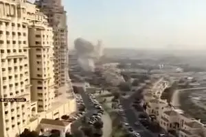 صحنه ای عجیب در فرودگاه دبی + فیلم