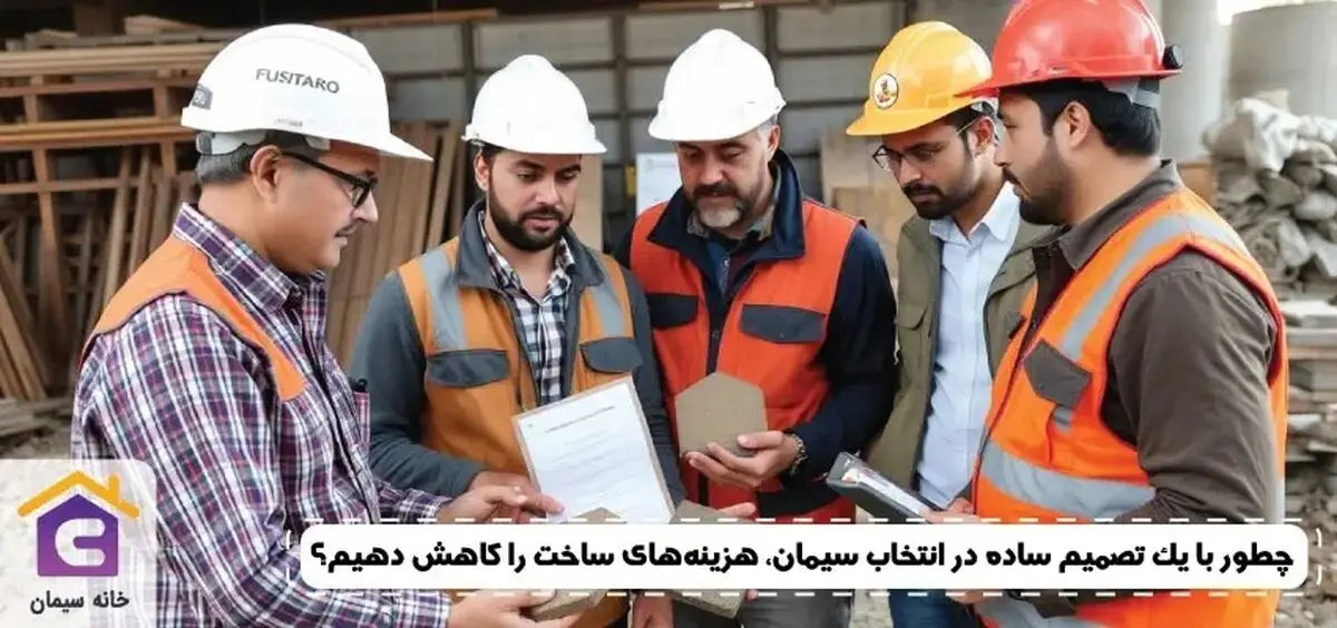 چطور با یک تصمیم ساده در انتخاب سیمان، هزینه‌های ساخت را کاهش دهیم؟
