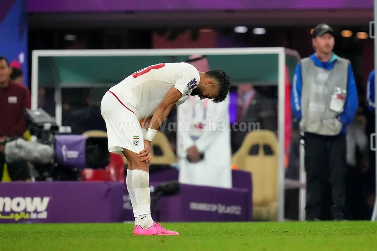 رفتار عجیب رامین رضاییان بعد پیروزی آمریکا