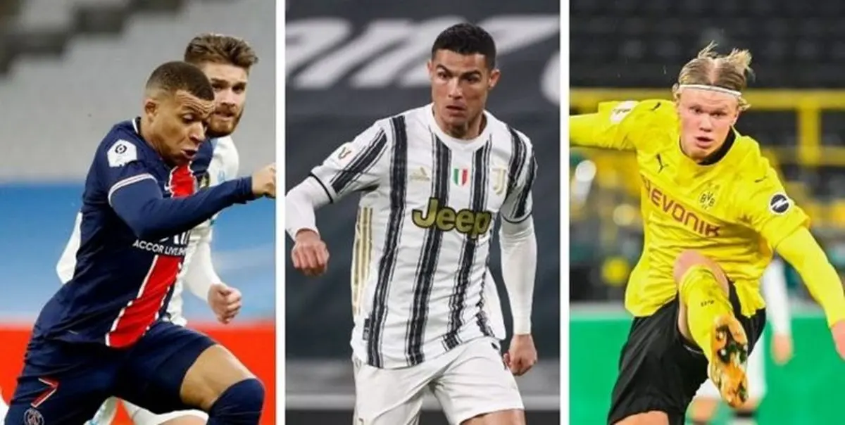 از نظر رونالدو ام باپه بهتر است یا هالند؟