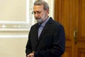 کنایه لاریجانی به کاخ سفید با عکسی از سید حسن نصرالله