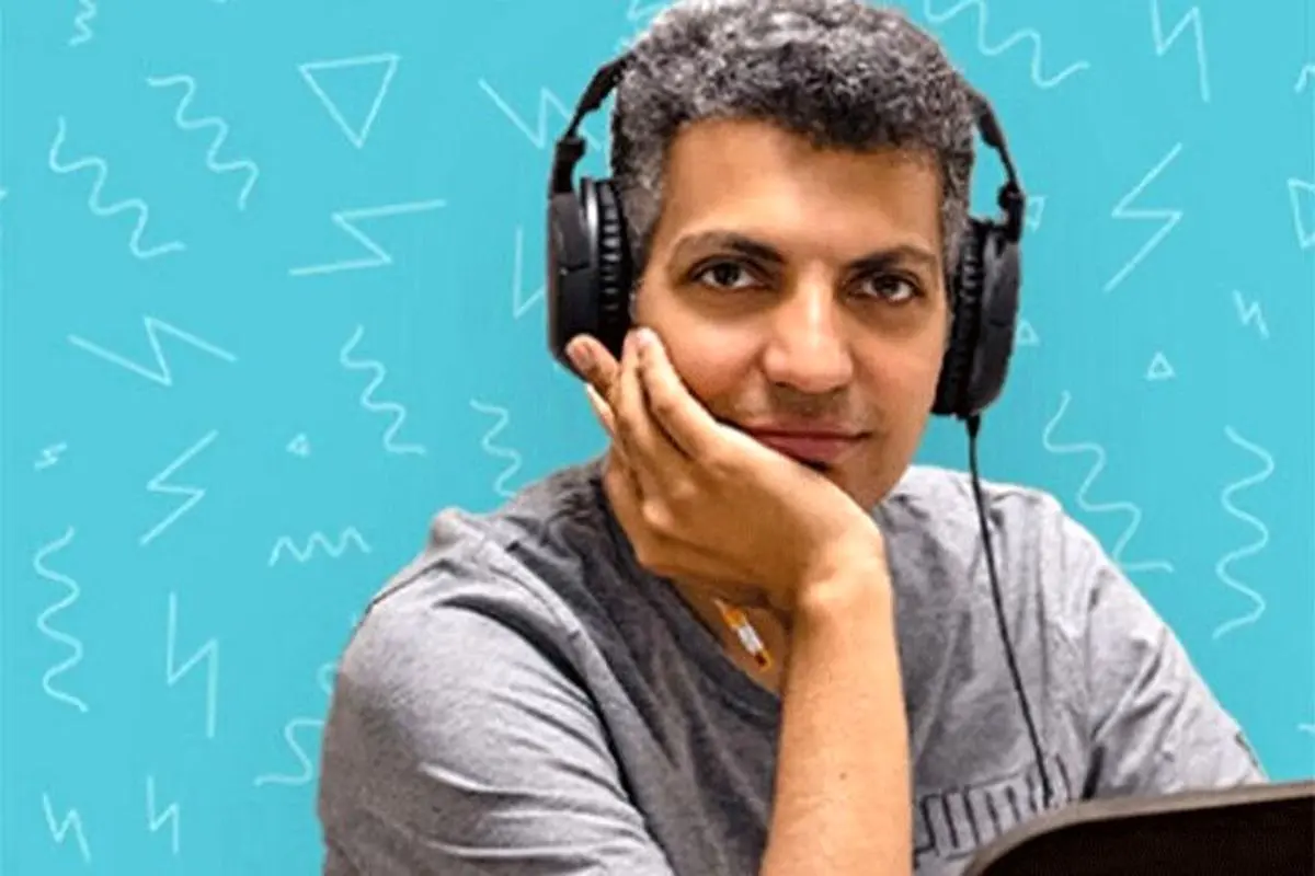 عکس جالب عادل فردوسی‌پور در کلاس مجازی دانشگاه 